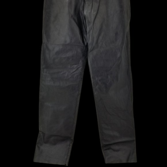 X Element Motorcycle Womans Leather Pants Black  Hight Rise Size 30 x  33 - Picture 9 of 10